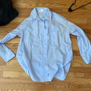 hm oversized button down